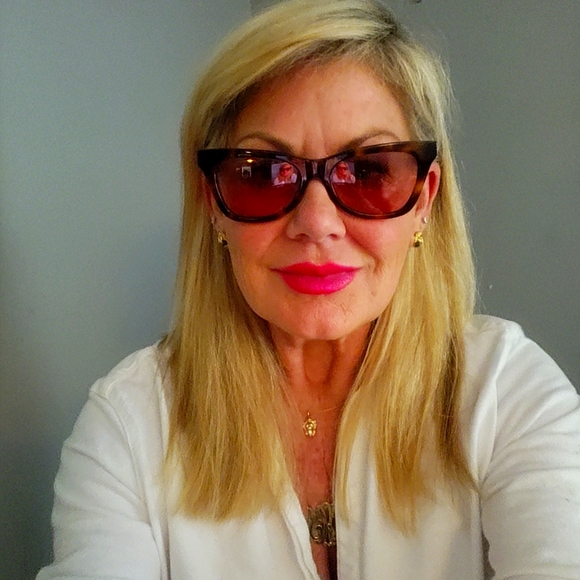 NWOT GUCCI GG 0598S-003 NOVELTY HAVANA FRAME PINK LENS GG WEB LOGO SUNGLASSES - Picture 5 of 5